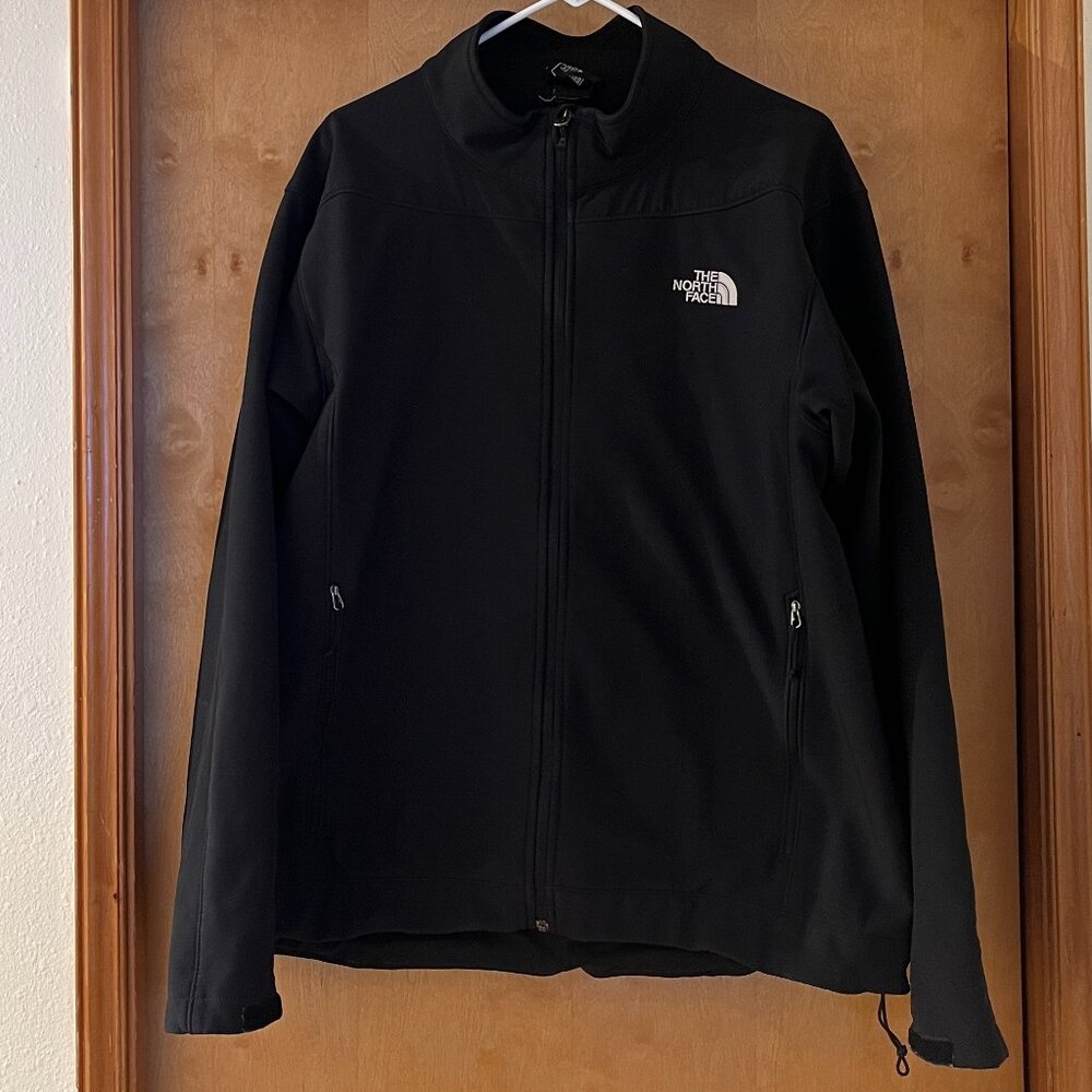 The North Face Soft Shell Fleece-lined Black Jacket (Men's XL)